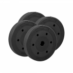 Bituminių svarelių rinkinys 4x5kg, skylė 31mm, REBEL ACTIVE