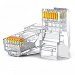 Ki&scaron;tukas RJ45 (8P8C) CAT6 UTP daugiavieliam ir monolitiniam kabeliui (100 vnt)