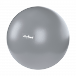 Mini mank&scaron;tos kamuolys reabilitaciniam pilatesui, 25 cm, su rankine pompa, pilka spalva, REBEL ACTIVE