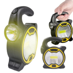 3W mini LED žibintuvėlis - Aliuminis - ki&scaron;eninis žibintuvėlis su pakabuku
