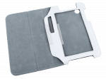 Baltas dėklas, skirtas Samsung Galaxy Tab P3100 (natūrali oda)