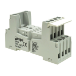 GZT2 relės lizdas DIN35 bėgiui