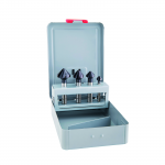 4 vnt gražtų rinkinys HSS-Co 90 Alpen ALUNIT INOX danga