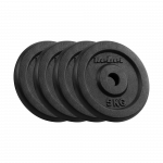 Ketaus svarelių rinkinys 4x5kg, skylė 31mm, klasikinė plok&scaron;telė, REBEL ACTIVE
