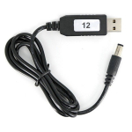 12V maitinimo &scaron;altinis USB ki&scaron;tukas 5V - DC 5.5/2.5mm 12V