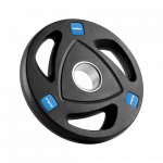 Gumuotų ketaus svarelių rinkinys 4x1.25kg, olimpinis atidarymas 51mm, REBEL ACTIVE