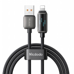 Mcdodo CA-5250 LED ekranas USB-A su Lightning duomenų kabeliu 1.2 m