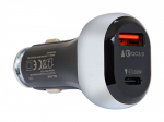 Automobilinis įkroviklis su USB+USB-C 38W G38A