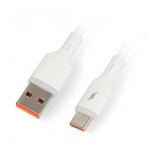 USB A - USB C 2.0 kabelis su foniniu ap&scaron;vietimu - silikoninis - 1.8 m - Akyga AK-USB-60