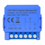 Avatto WSM16-DC-1 WiFi jungiklis, 1 kanalo, sauso kontakto, nuolatinės srovės