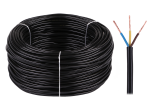 OMY elektros kabelis 3x0.75 300/300V juodas