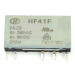 HF41F-024-ZS relė 24V DC, 1 kontaktas, Hongfa