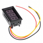 Voltmetras nuolatinės įtampos 0-100V 0.36' - raudonas