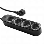I&scaron;manus maitinimo blokas Shelly Power Strip 4 Gen4, juodas