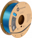 Polymaker PolyLite Silk PLA Dual Color - 1.75mm - 1kg - Chameleon Geltonas-Mėlynas