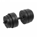 Bituminiai reguliuojamo svorio hanteliai 1x20kg REBEL ACTIVE