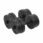 Bituminiai reguliuojamo svorio hanteliai 2x10kg REBEL ACTIVE