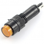 LED indikatorius 230VAC - 8mm - geltonas