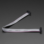 10 kontaktų 2x5 lizdas-lizdas 1.27mm IDC (SWD) laidas - 150mm ilgio