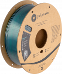 Polymaker PolyLite Silk PLA Dual Color - 1.75mm - 1kg - Jadeite Green-Chrome