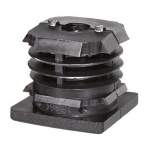 Įdėklas kvadratiniams profiliams NDL.Q-25x1-1.5-M8 - technopolimeras