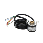 PKB3808-100-G5-30T prieauginis rotacinis kodavimo įrenginys, 100 imp/ap., 5-30 VDC, fi38mm, 8 mm skylė, linijos tvarkyklė, Wagney