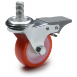 Bendro naudojimo ratas, plieno lak&scaron;to korpusas RE.C6-040-CBF - pasukamas korpusas su srieginiu tvirtinimo kai&scaron;čiu, pagamintas i&scaron; lak&scaron;tinio plieno