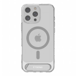 Torras Pstand serijos dėklas, skirtas iPhone 16 Pro (skaidrus)
