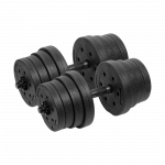Bituminiai reguliuojamo svorio hanteliai 2x15kg REBEL ACTIVE