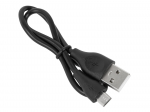 USB A - micro B jungtis 0.3 m, juoda
