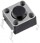 Mygtukinis jungiklis 6x6x6mm OFF-(ON)