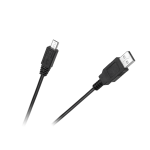 USB - micro USB  kabelis 1m Juodas