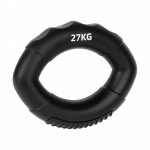 Silikoninė rankena rankų reabilitacijai, 0 - 27 kg, juoda, REBEL ACTIVE