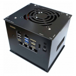 Dėklas, skirtas Odroid H4/H4+/H4 Ultra &ndash; 3 tipas &ndash; juodas