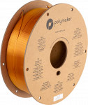 Polymaker PolyLite Silk PLA Dual Color - 1.75mm - 1kg - Sunset Auksinis-Raudonas