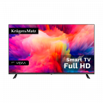 Kruger&Matz 40 colių FHD i&scaron;manusis DVB-T2/S2 H.265 Hevc televizorius