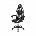 Kruger&Matz GX-150 žaidimų kėdė Juodos ir baltos spalvos