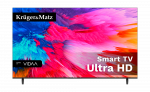 Kruger&Matz 65" UHD i&scaron;manusis DVB-T2/S2 H.265 Hevc televizorius
