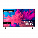 Kruger&Matz 32" HD i&scaron;manusis DVB-T2/S2 H.265 Hevc televizorius