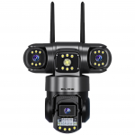 BLOW WiFi kamera su 3 objektyvais, 6MP, V380, juoda