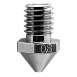 Micro Swiss žalvarinis, dengtas, nusidėvėjimui atsparus antgalis, skirtas Flashforge Creator Pro 3 - 0.80mm