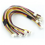 Grove, penkių lizdas-lizdas 4 kontaktų, 2mm / 20cm laidų rinkinys, I2C spliteris