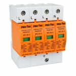 Vir&scaron;įtampio ribotuvų klasė B+C 4P 12.5kA Professional (kibirk&scaron;ties tarpas)