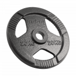 Ketaus olimpinis svarmuo 20 kg, 51 mm skylė, plok&scaron;telė su rankenomis, REBEL ACTIVE