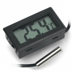 Termometras su LCD ekranu nuo -50&deg;C iki 110&deg;C ir matavimo zondu - 10m