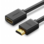 HDMI ki&scaron;tukas - HDMI lizdas kabelis UGREEN HD107 FullHD 3D 0.5m