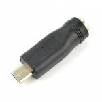 Adapteris 5.5x2.1mm lizdas - microUSB ki&scaron;tukas