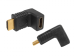HDMI kampinė jungtis, lizdas-ki&scaron;tukas LXHD49
