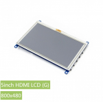 Waveshare varžinis Lietimui Jautrus Ekranas Raspberry Pi 3B+/3B/2B/B+ mikrokompiuteriui - LCD TFT 5