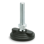 Pasukama kojelė su tvirtinimo angomis LV.F-100-14-M12x68 - technopolimerinis pagrindas, srieginis kai&scaron;tis, plienas, cinkuotas